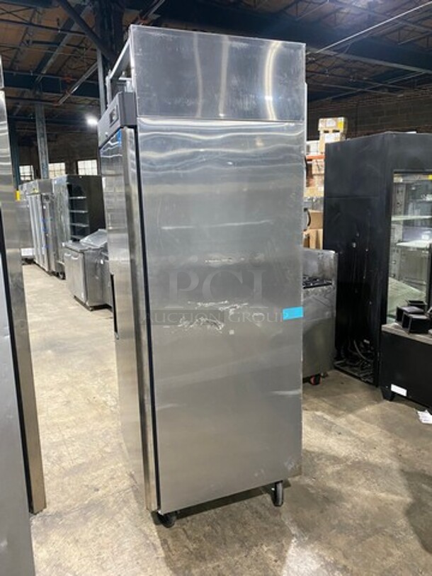 Turbo Air Commercial Single Door Reach In Freezer! All Stainless Steel! On Casters! Model: M3F241N 115V 60HZ 1 Phase - Image 4 of 8
