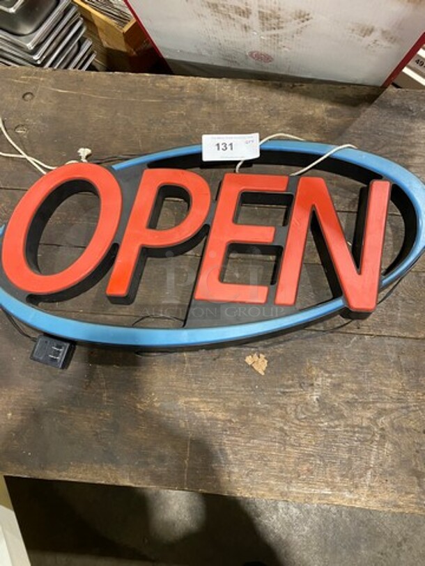 Light Up Open Sign!