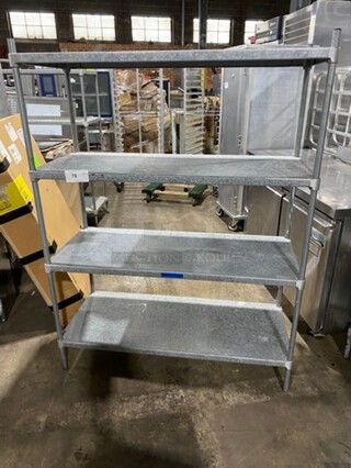 Commercial Metal 4 Tier Shelving Unit!