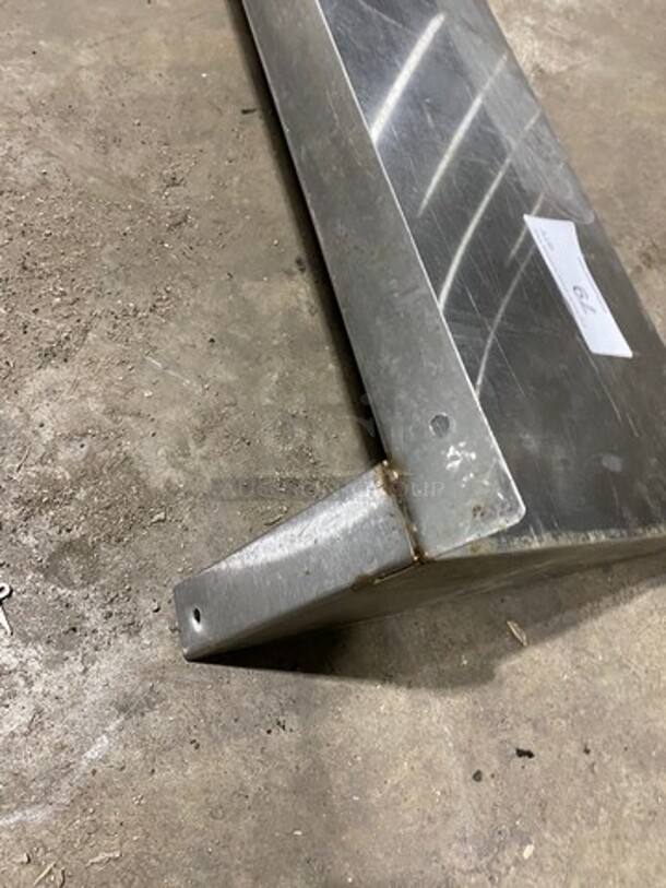 Commercial Solid Stainless Steel Wall Mount Shelf! - Image 4 of 4