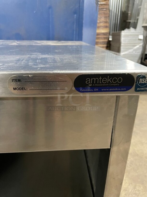 Amtekco Stainless Steel Equipment Stand Cabinets With Double Sliding Doors! - Image 9 of 11