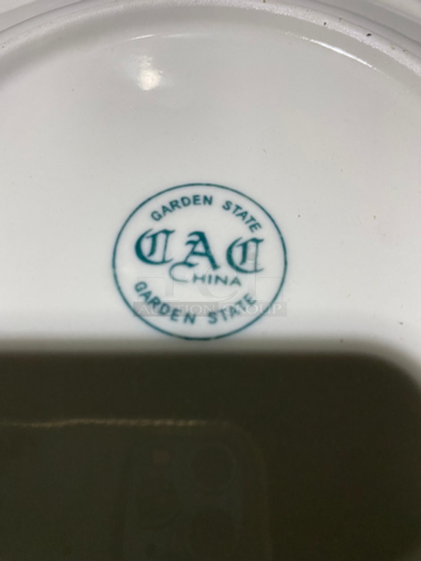 ALL ONE MONEY! IN ORIGINAL BOX! DAD 7 1/4" White Ceramic Plates! - Image 6 of 6
