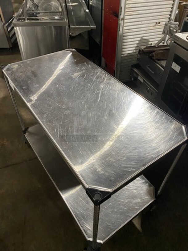 Metro Work Top/ Prep Table! With Storage Space Underneath! On Casters! - Image 8 of 8