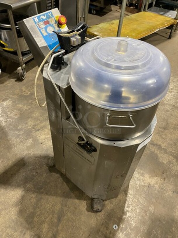 Sahveli Commercial Electric Powered VCM Vertical Cutter/Mixer/Mincer! Great For Meat, Dough, Vegetables! Perfect For All Your Hummus Needs! All Stainless Steel! WORKING WHEN REMOVED! Model: ZDKAYAKL SN: 0597 230/380V - Image 4 of 9