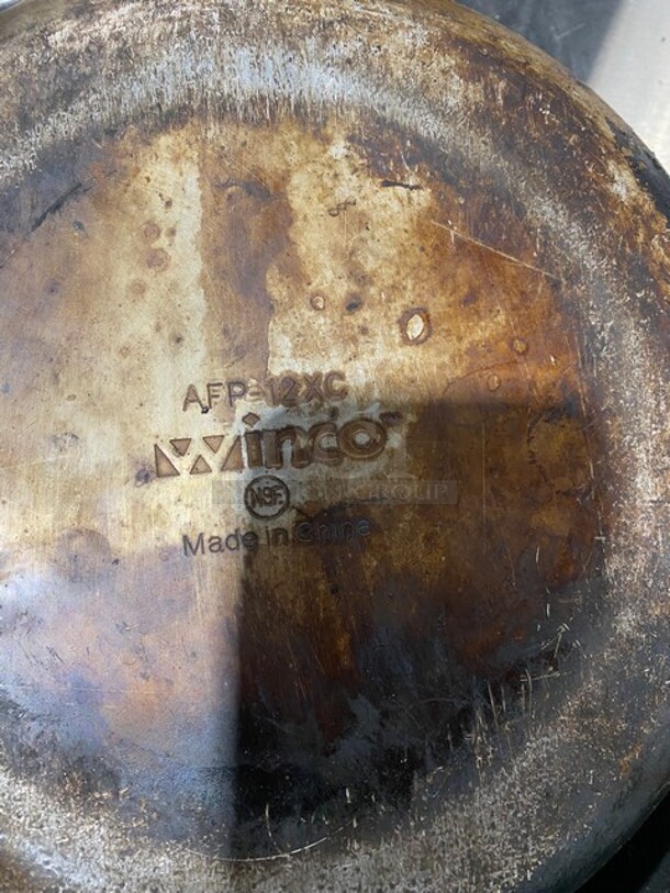 Winco Stainless Steel Frying Pans! 3x Your Bid! - Image 4 of 9