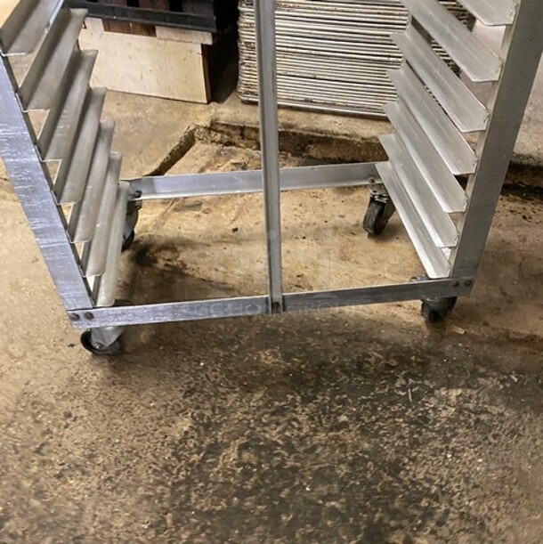 Metal Commercial Pan Transport Rack on Commercial Casters! - Image 4 of 4