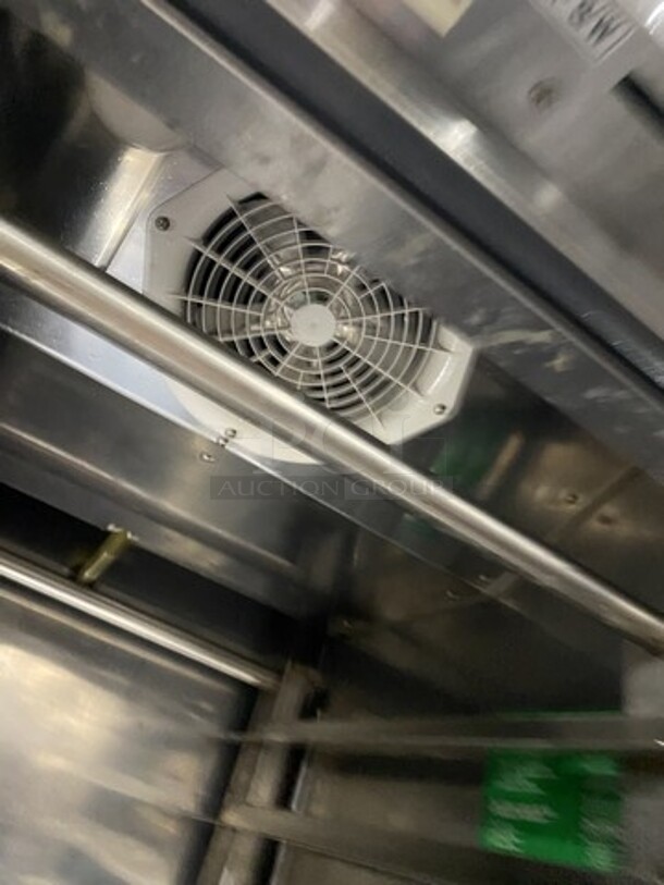 Nice! Turbo Air All Stainless Steel One Reach In Cooler! Maximum Series! Model MSR23! 110/120V 1 Phase! On Casters!   - Image 6 of 9