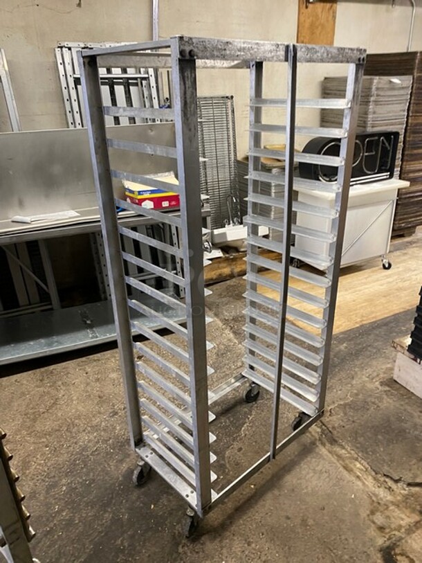 Metal Commercial Pan Transport Rack on Commercial Casters! - Image 2 of 3