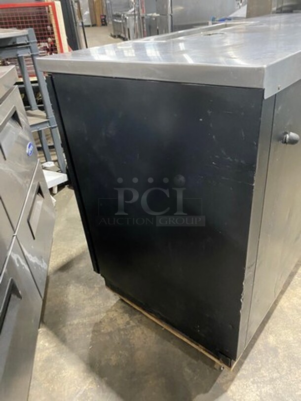 Micro Matic Commercial Refrigerated Dual Tower Kegerator! With 2 Door Storage Space Underneath! NO TOWERS! Model: MDD68 SN: 11100491M 115V 60HZ 1 Phase - Image 4 of 8