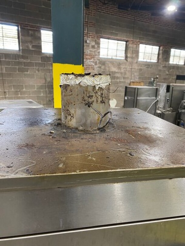 All Stainless Steel! Commercial Single Door Natural Gas Powered Smoker! On Legs! WORKING WHEN REMOVED! - Image 7 of 7