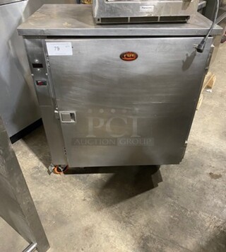 FWE Commercial Countertop Food Warming/Holding Cabinet! All Stainless Steel! On Casters! Model: HLCSL18268CH SN: 092440201