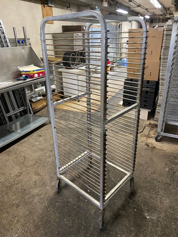 Metal Commercial Pan Transport Rack on Commercial Casters! - Image 3 of 4
