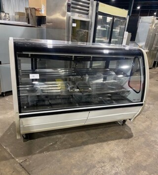 Pro Kold Commercial Refrigerated Deli/Bakery Display Case Merchandiser! With Curved Front Glass! With Rear Access Doors! Model: TEM2000 SN: C55180800187 120V