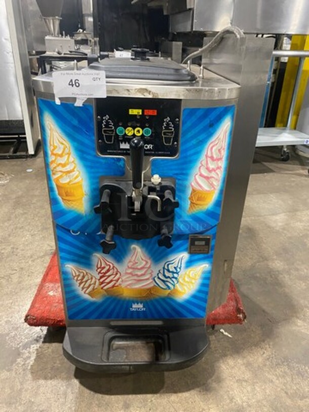 Taylor Crown Commercial Single Flavor Ice Cream Machine! All Stainless Steel! Model: C70733 SN: K8085397 208/230V 60HZ 3 Phase