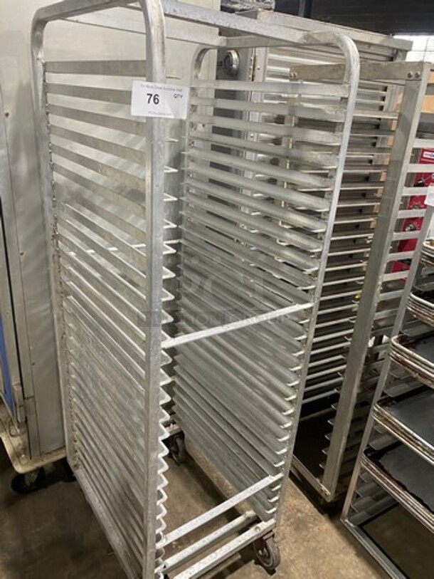 Metal Commercial Pan Transport Rack! On Casters! - Image 2 of 6