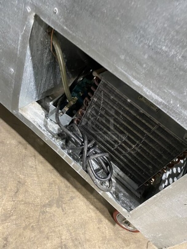 Leader 72 Inch 3 Door Refrigerated Lowboy Cooler! Model LB72S/C Serial PY11C2538! 115V 1 Phase! On Commercial Casters! - Image 8 of 8