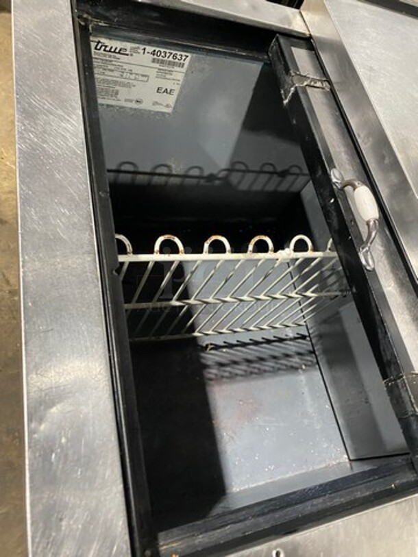 True Commercial Under The Counter Bottle Cooler! With Single Stainless Steel Sliding Top Door! Model TD-24-07 Serial 14037637! 115V 1Phase! - Image 5 of 8