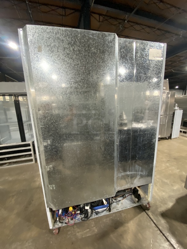  All Stainless Steel Commercial 2 Door Reach In Freezer! On Casters! Eletric Powered! MODEL:1220FD 220V 1 Phase! - Image 4 of 9