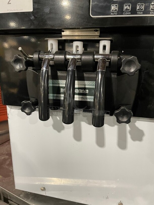 Vevor All Stainless Steel 3 Handle Electric Countertop Ice Cream Machine! MODEL YKF826T 110V - Image 5 of 11
