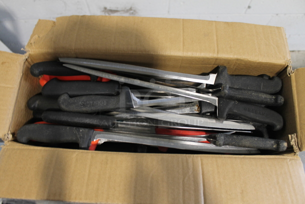 100 SHARPENED Stainless Steel Fillet Knives. 100 Times Your Bid! - Image 1 of 2