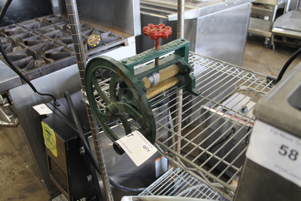 Metal Countertop Manual Pasta Machine. - Image 1 of 4