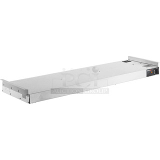 BRAND NEW SCRATCH AND DENT! ServIt 423SWID48 48" High Wattage Double Strip Warmer with Adjustable Infinite Controls and 3" Spacer. 120 Volts, 1 Phase. 
