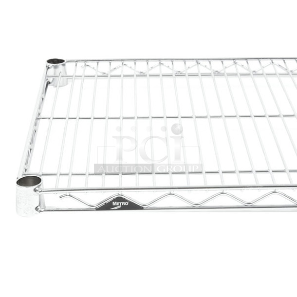 BRAND NEW IN BOX! Metro 1460NS Super Erecta Stainless Steel Wire Shelf - 14" x 60" - Image 1 of 5