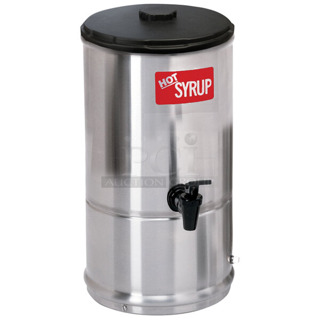 BRAND NEW SCRATCH AND DENT! Curtis SW-1 Stainless Steel 1 Gallon Syrup Warmer. 120 Volts, 1 Phase. 