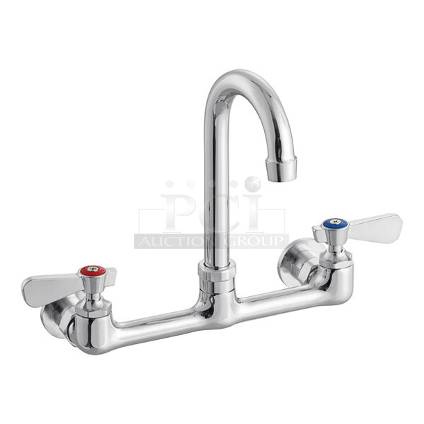 BRAND NEW SCRATCH AND DENT! Regency 600FW84G Wall Mount Faucet with 3 1/2