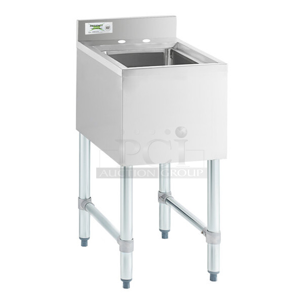 BRAND NEW SCRATCH AND DENT! Regency 600B12114 Stainless Steel Commercial Single Bay Underbar Hand Sink- 21