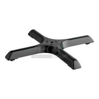 3 BRAND NEW SCRATCH AND DENT! Lancaster Table & Seating 164TB2222 22" x 22" Cross Cast Iron Table Base Plate