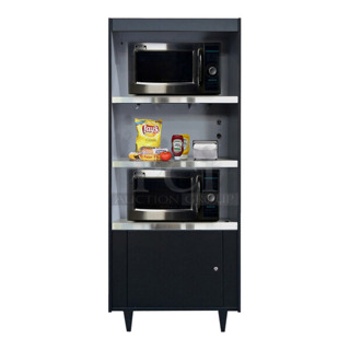 BRAND NEW SCRATCH AND DENT! All State Manufacturing AS273-N/L 27" x 23 1/4" x 72" Three-Shelf Condiment Stand AS273-N/L
