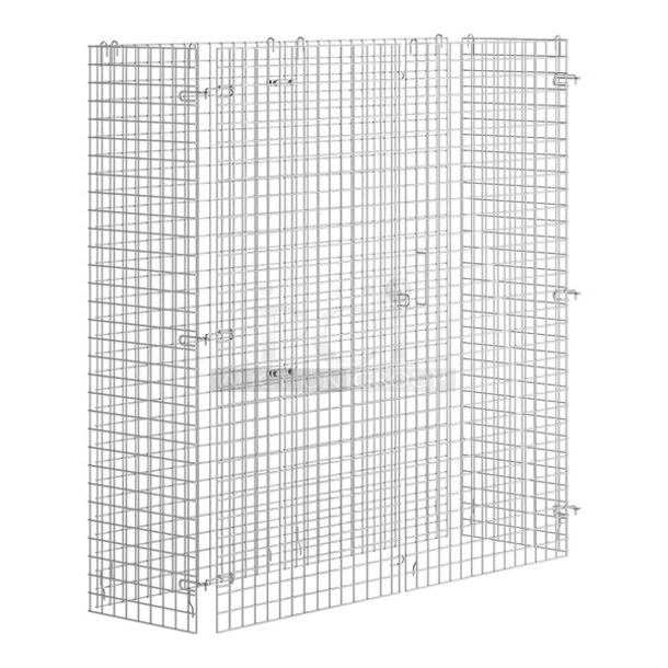 BRAND NEW SCRATCH AND DENT! Regency 460ECSC1860 NSF Chrome Wire Security Cage - 18" x 60" x 61". May Be Missing Pieces. - Image 1 of 3