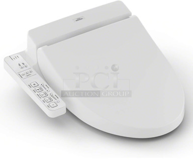 BRAND NEW SCRATCH AND DENT! Toto TCF6630US SW2033R#01 C100 Electronic Bidet Toilet Cleansing Water, Heated Seat, Deodorizer, Warm Air Dryer, and PREMIST, Round, Cotton White