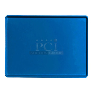 4 Boxes of 12 BRAND NEW! Cambro 1520D  Pacific Blue High-Impact Fiberglass Dietary Tray | 15” x 20”. 4 Times Your Bid!