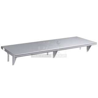BRAND NEW SCRATCH AND DENT! Regency 600PTS2460 16-Gauge Type 304 Stainless Steel Pass-Through Shelf - 24" x 60". May Be Missing Pieces.
