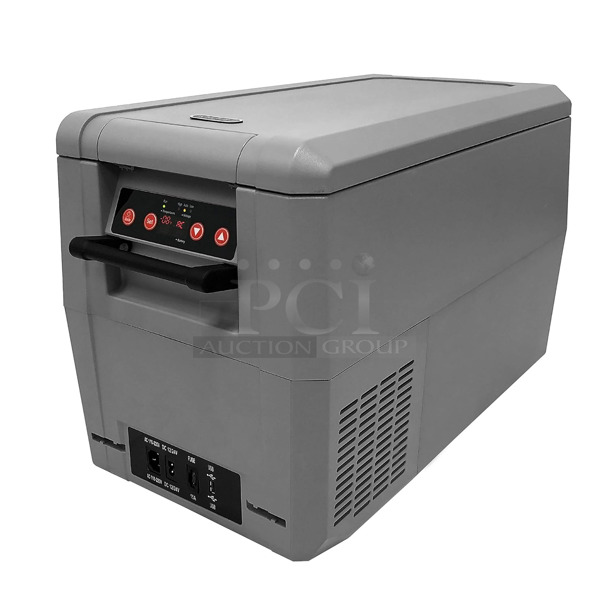 BRAND NEW SCRATCH AND DENT! Whynter FMC-350XP Metal Commercial Countertop 34 Quart Compact Fast Freeze Portable Refrigerator, Real Freezer for Car, Home, Camping, RV-8°F to 50°F. 110-120 Volts, 1 Phase. Tested and Working! - Image 1 of 6