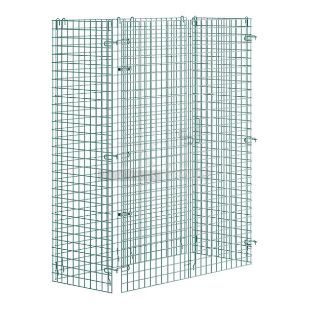 BRAND NEW SCRATCH AND DENT! Regency 460EGSC2448 NSF Green Wire Security Cage - 24" x 48" x 61". May Be Missing Pieces.  - Image 1 of 3