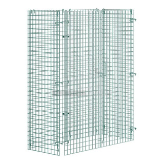 BRAND NEW SCRATCH AND DENT! Regency 460EGSC2448 NSF Green Wire Security Cage - 24" x 48" x 61". May Be Missing Pieces. 