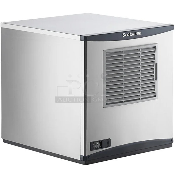 BRAND NEW SCRATCH AND DENT! 2024 Scotsman NS0422A-1B Stainless Steel Prodigy Plus Series 22" Nugget Ice Machine - 420 lb. 115 Volts, 1 Phase.  - Image 1 of 7