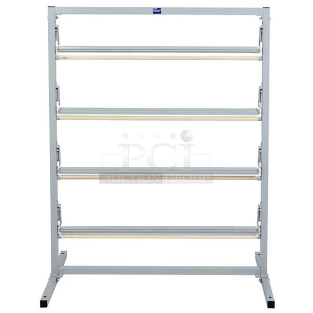 BRAND NEW SCRATCH AND DENT! 188T369R36 Bulman T369R-36 36" Four Deck Tower Paper Rack with Straight Edge Blade. May Be Missing Pieces. - Image 1 of 3