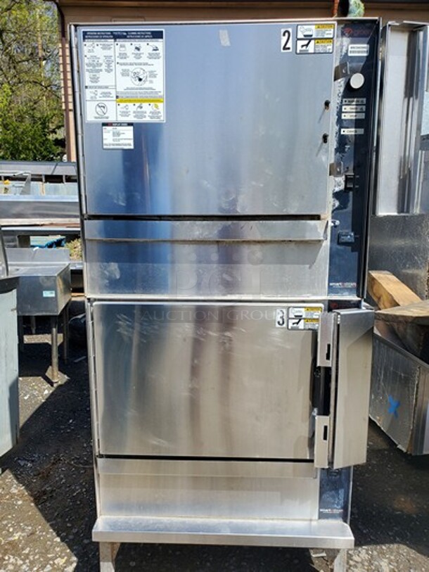 GROEN Natural Gas|Double Stack|Smart Steam Boilerless Steamer (Missing Handle)   - Image 2 of 11