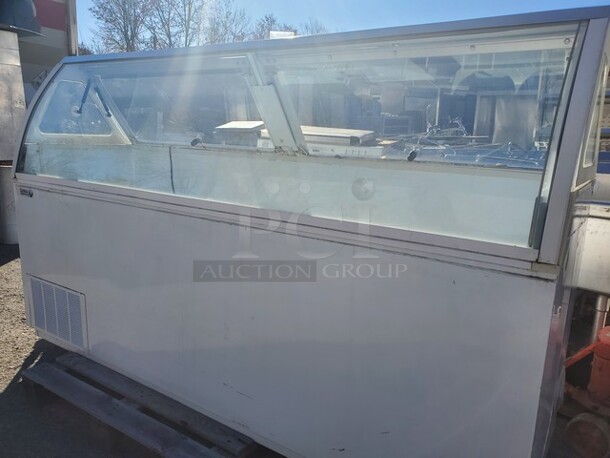 Global Ice Cream Dipping Cabinet Freezer 88X20X50 - Image 1 of 6