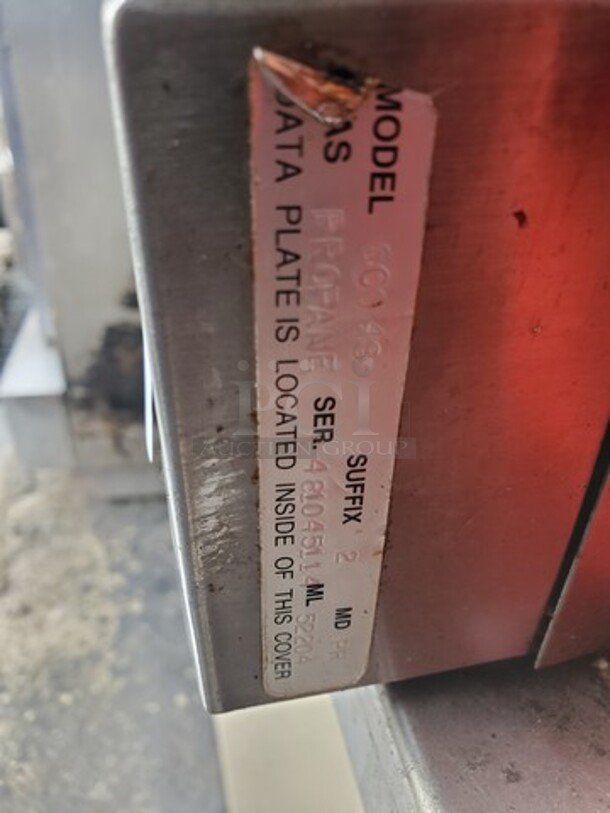 VULCAN GC0-4S Propane Full Size Single Deck Convection Oven Tested and Working! 38X34X29 - Image 4 of 5