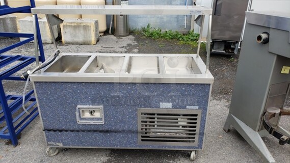 Duke HB4-1H3C 60" Hot/Cold Portable Buffet w/ (1) Hot Well & (3) Cold Sections, 120v