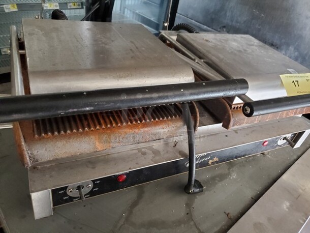 Star GX20IG Double Commercial Panini Press, 208-240V/1PH (Missing knobs) 25WX16DX12H - Image 4 of 4