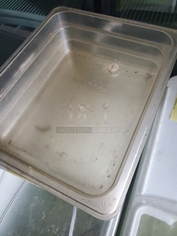 ALL ONE ONEY Lot of 4 Clear Food pan  - Image 3 of 4