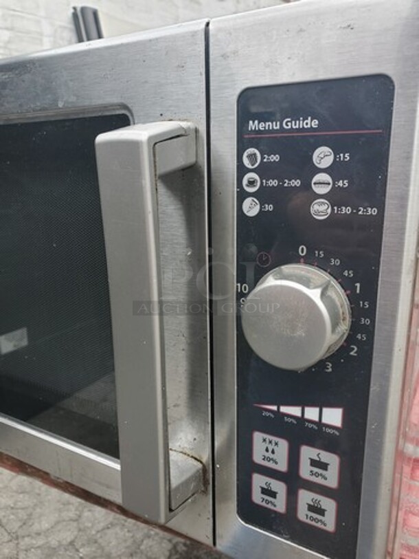 Amana RCS10DSE Commercial microwave oven, 120V Working! - Image 2 of 5