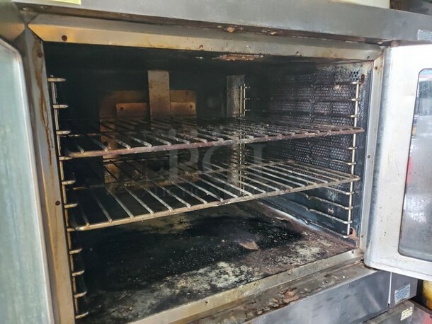 VULCAN Natural Gas Full size Double deck convection Oven  40X40X31 Working!  - Image 6 of 6