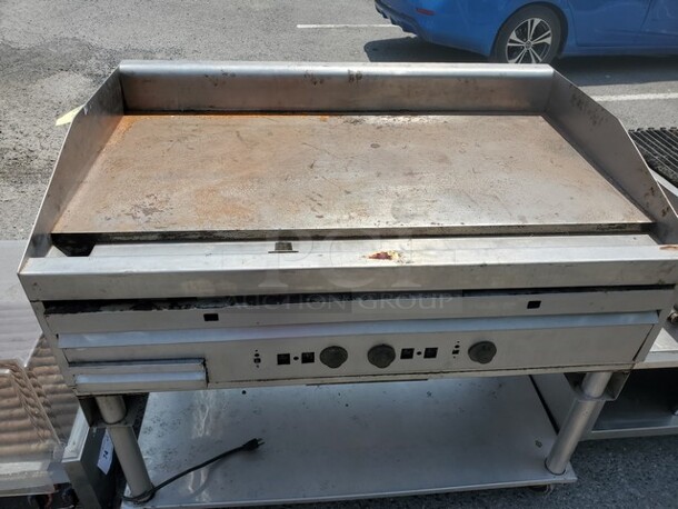 Natural Gas Griddle (Missing tag) 48X33X36 - Image 2 of 9